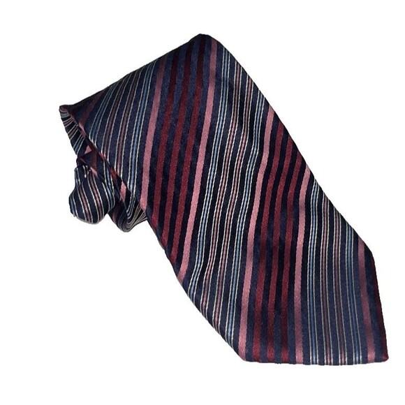 Brioni Tie Hand Made Stripe Silk Mens Luxury Neck Tie 3.5 X 60 - Picture 5 of 10
